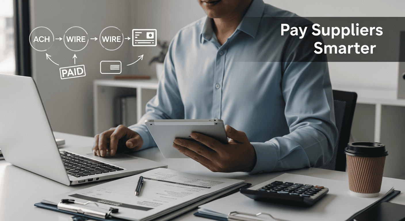 Powering Your Payments: ACH, Wire, or Credit Card? Discovering the Best Way to Pay Suppliers for Optimal Business Success