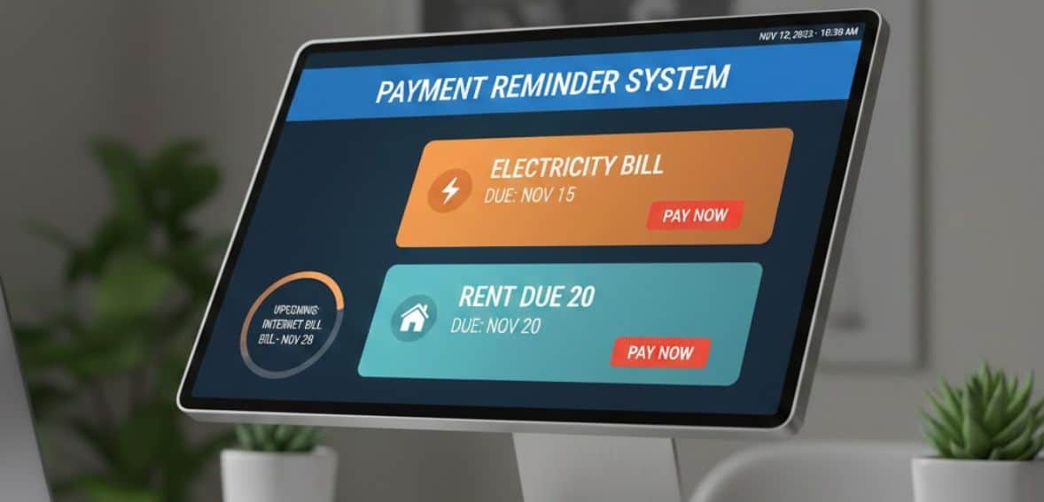 Reminder System for payment